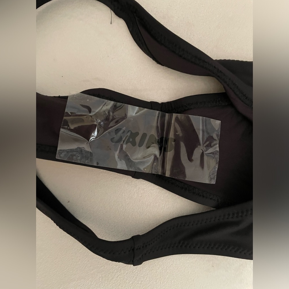 NWT Skims Bikini 2pc Set Swimwear Onyx Black Size S - Picture 7 of 10